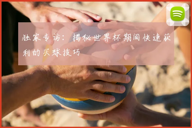 独家专访：揭秘世界杯期间快速获利的买球技巧