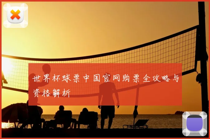 世界杯球票中国官网购票全攻略与资格解析
