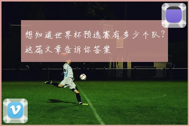 想知道世界杯预选赛有多少个队？这篇文章告诉你答案